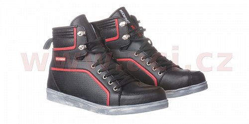 boty Commuter, KORE (černé/červené)
